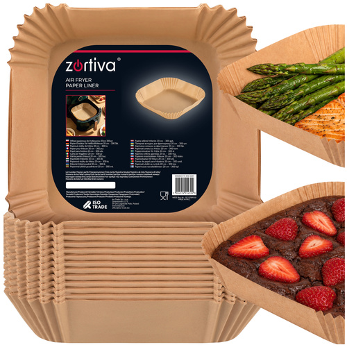 Zortiva pabervormid kuumaõhufritüürile, 20 cm, 300 tk