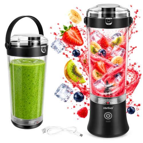Zortiva ShakeWave juhtmevaba kaasaskantav blender, 600 ml – toote pilt 1