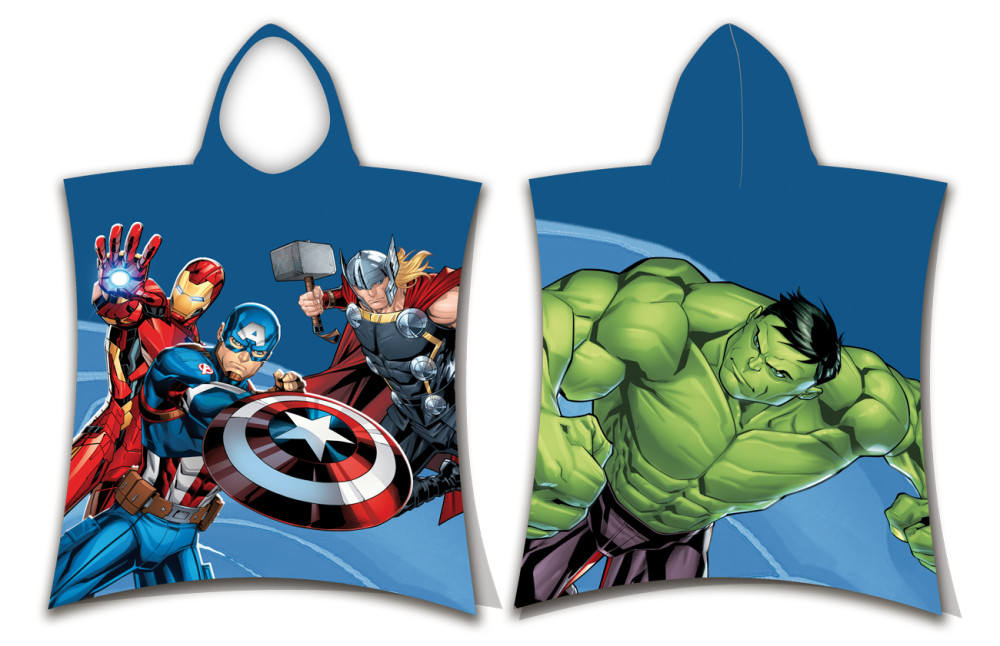 Avengers Hero laste rannapontšo 50×115cm – tootepilt
