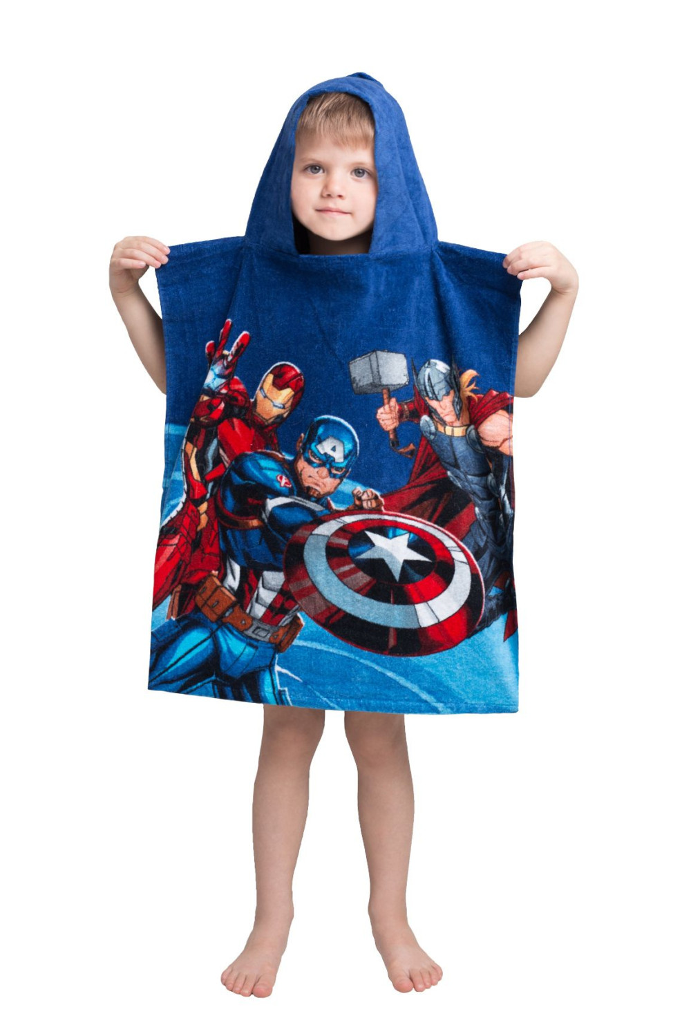 Avengers Hero laste rannapontšo 50×115cm – detailvaade 2
