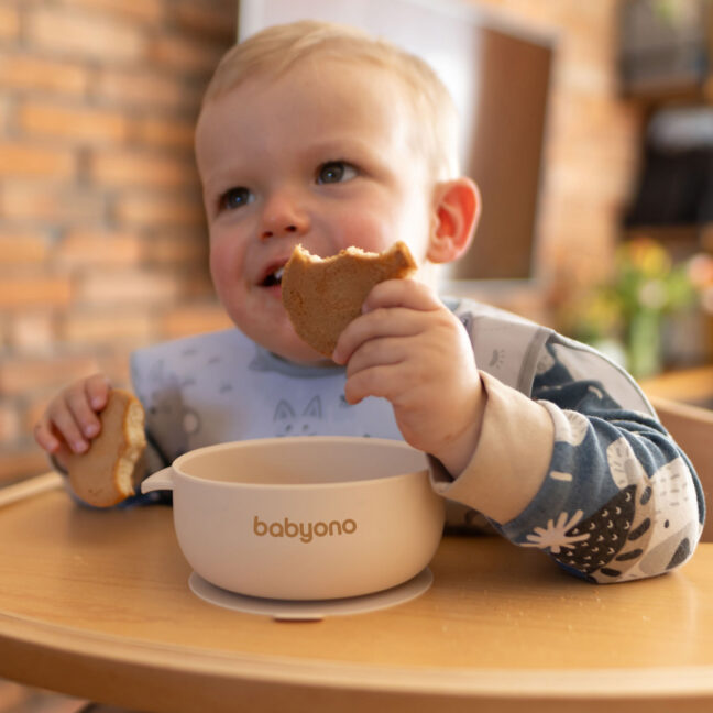 BabyOno beež silikoonist iminapaga kauss kaanega