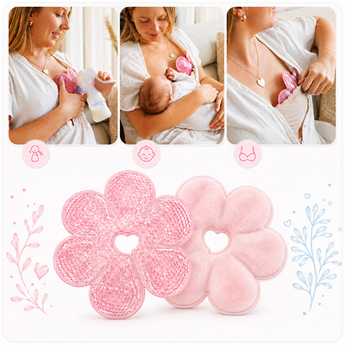 BabyOno HOT & COLD geelkompressid rindadele, 2 tk