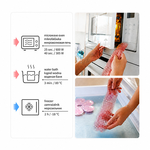 BabyOno HOT & COLD sünnitusjärgne geelkompress pehme ümbrisega