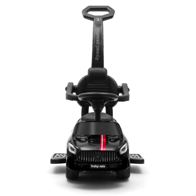 BABY MIX 45828 laste jeżdzik z dżwiękiem i rączką RACER must – tootepilt
