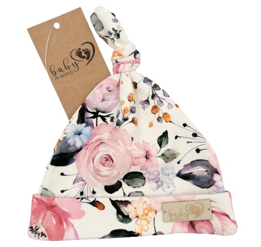 Baby In World Pastel Roses beebimüts 7–12 kuud