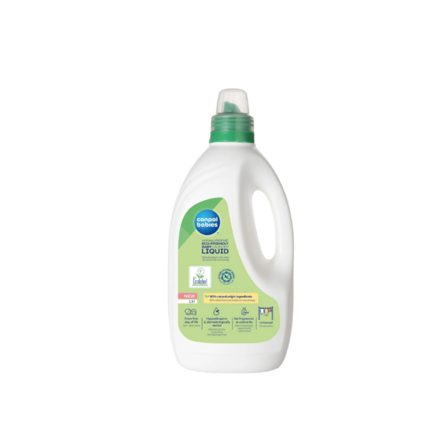 Canpol Babies lõhnaaineteta pesugeel beebiriietele, 1,5 l