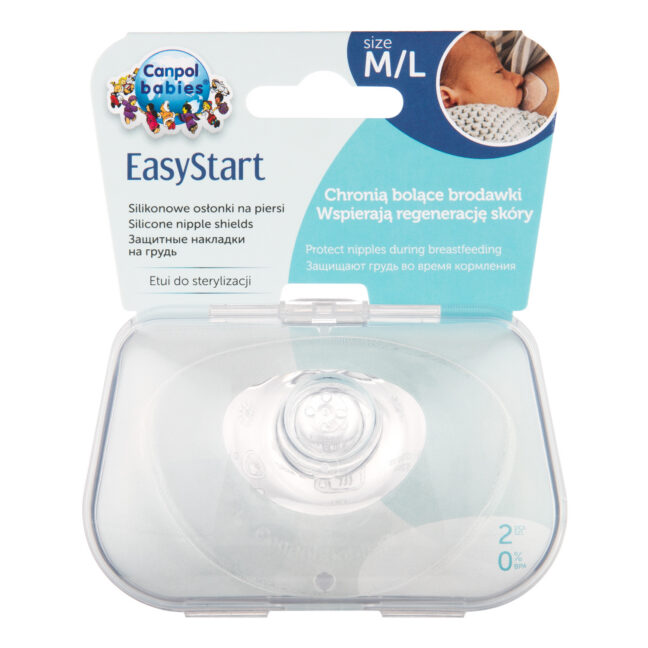 CANPOL 18/603 Osłonki piersi L EasyStart 2szt - wyrób medyczny – tootepilt