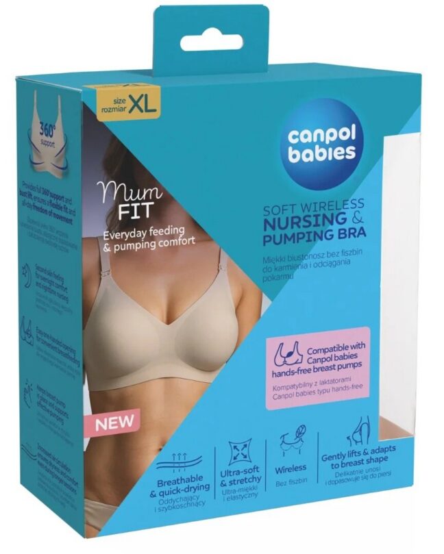 CANPOL 78/016 Mum fit biustonosz do karmienia i odciągania XL – tootepilt