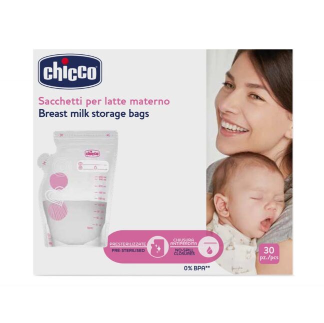 CHICCO 00002257300000 Torebki do przechowywania mleka 30 szt – tootepilt