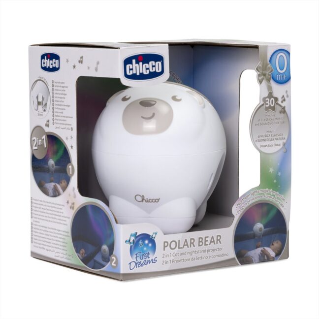 Chicco Polar Bear jääkaru-projektor, beež