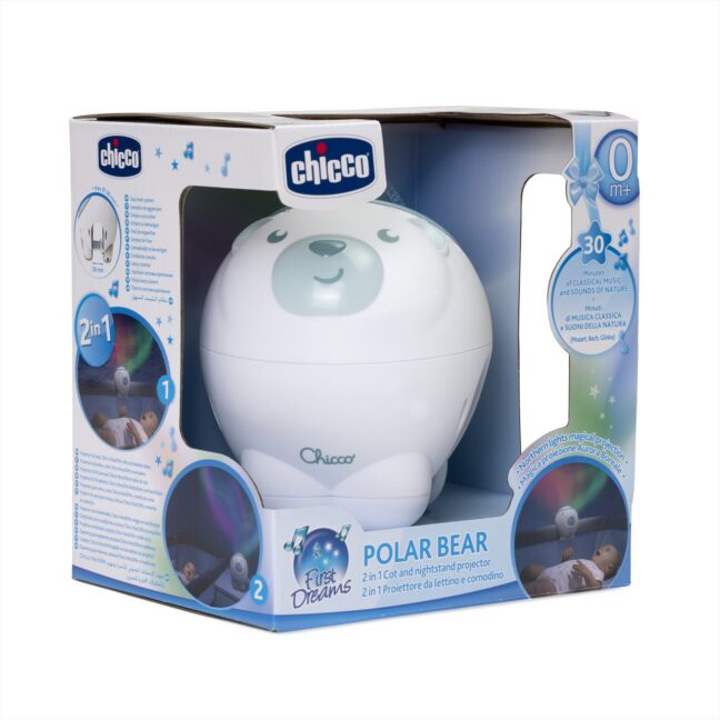Chicco Polar Bear jääkaru-projektor, sinine