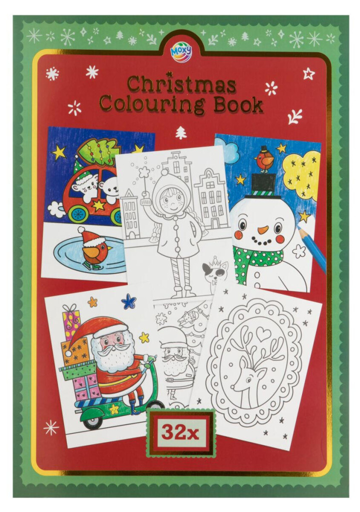 Christmas Holiday i värvimiskomplekt 32 pages – tootepilt