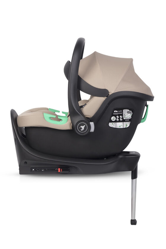 Colibro Petit Pro turvahäll ISOFIX-alusega Camel, pruun