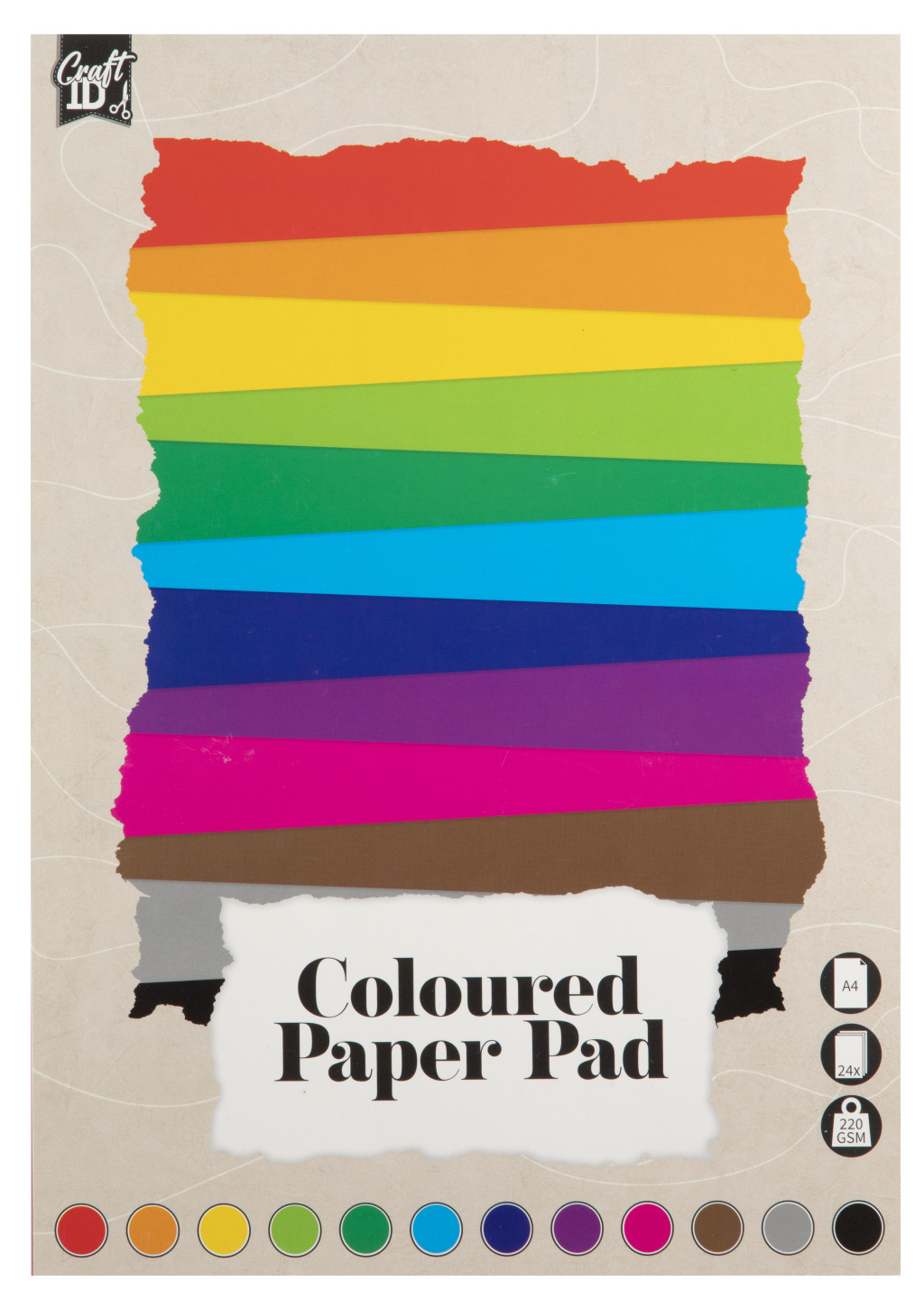 Craft A4 Cardstock in 12 Colors – tootepilt