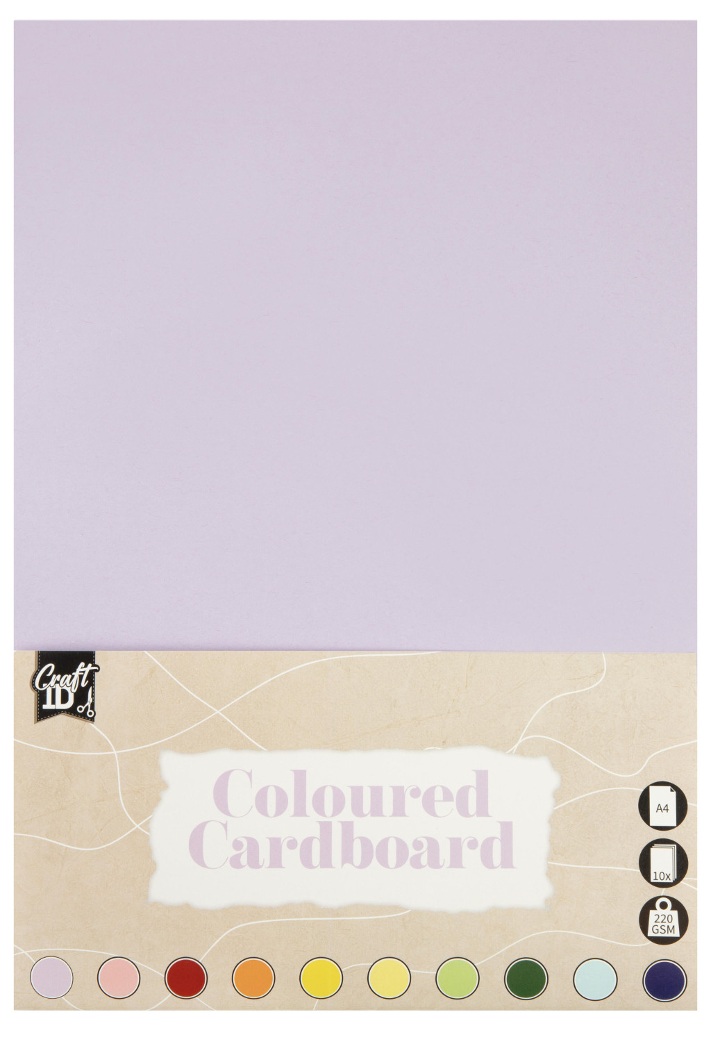 Craft pastel cardboard paper A4 12 colors – tootepilt