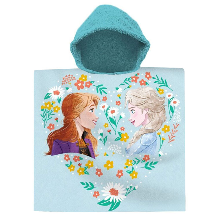 Disney Frozen Flower laste rannapontšo 60×120 cm – tootepilt