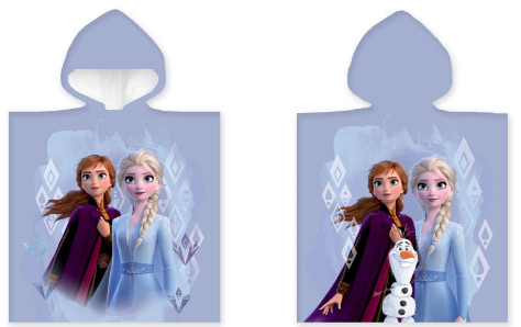 Disney Frozen laste rannapontšo 50×100 cm – tootepilt