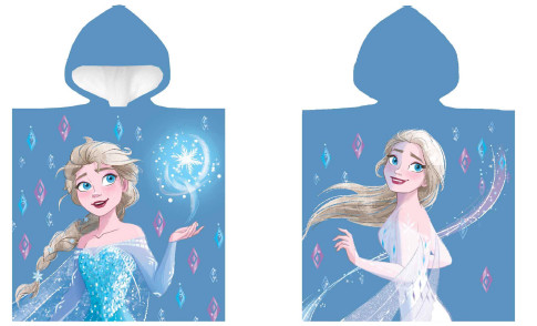 Disney Frozen Snow laste rannapontšo 50×100 cm – tootepilt