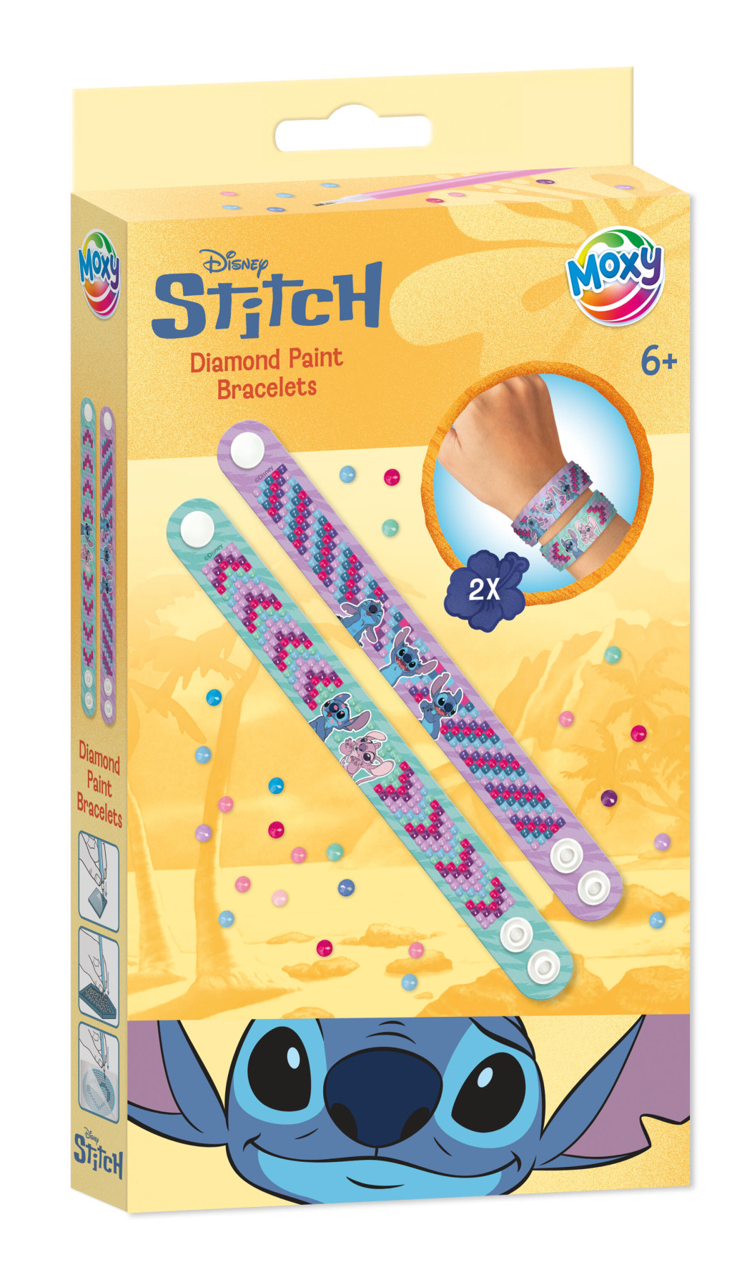 Disney Lilo and Stitch Moxy diamond rhinestone bracelet set 2-osaline – tootepilt