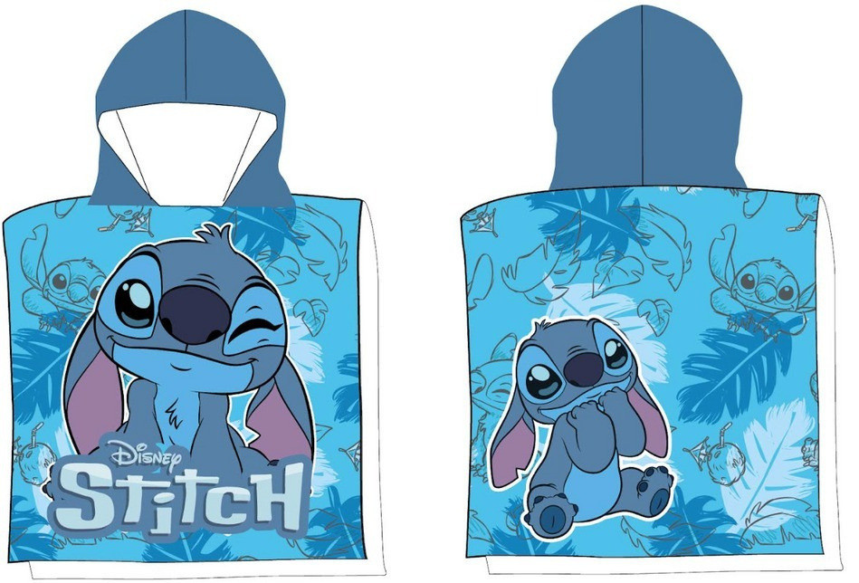Disney Lilo and Stitch Sweet Wink laste rannapontšo 50×100 cm (kiiresti kuivav) – tootepilt