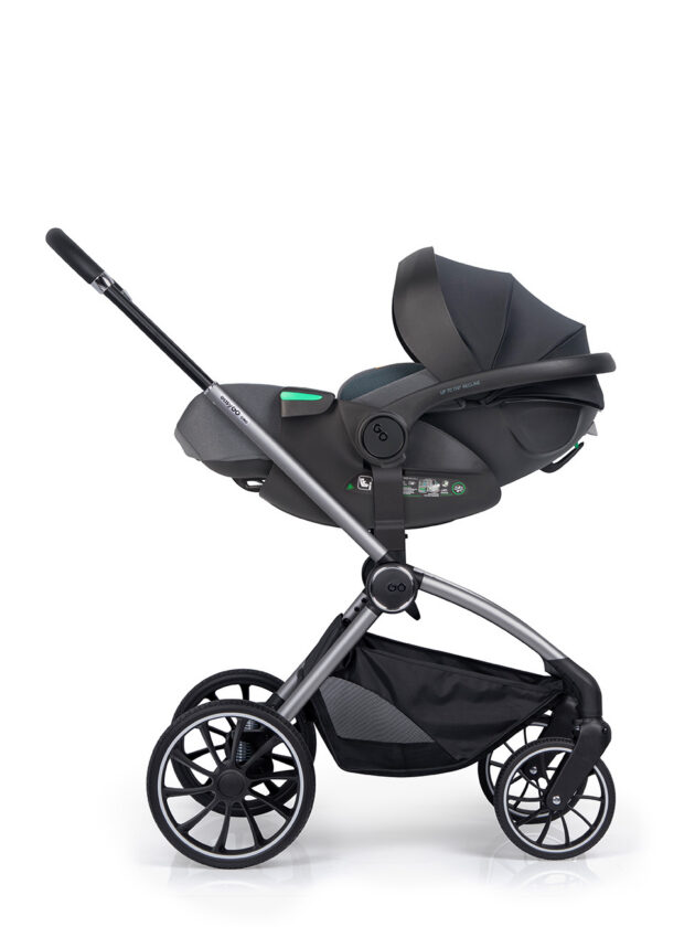 EasyGo BUZ XTD PRO ja BUZ PRO BODY turvatoolide komplekt ISOFIX-alusega, Granito