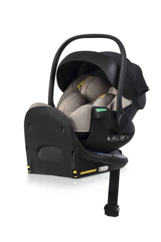 EasyGo Buz XTD Pro i-Size turvahäll ISOFIX-alusega, Taupe – foto 2