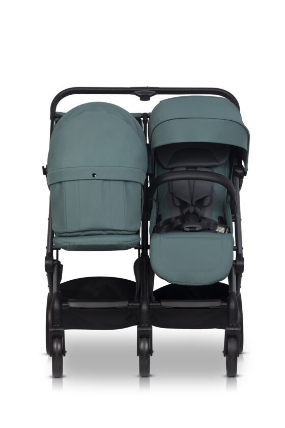 EasyGo Echo kaksikute jalutuskäru, roheline (Sage Green)