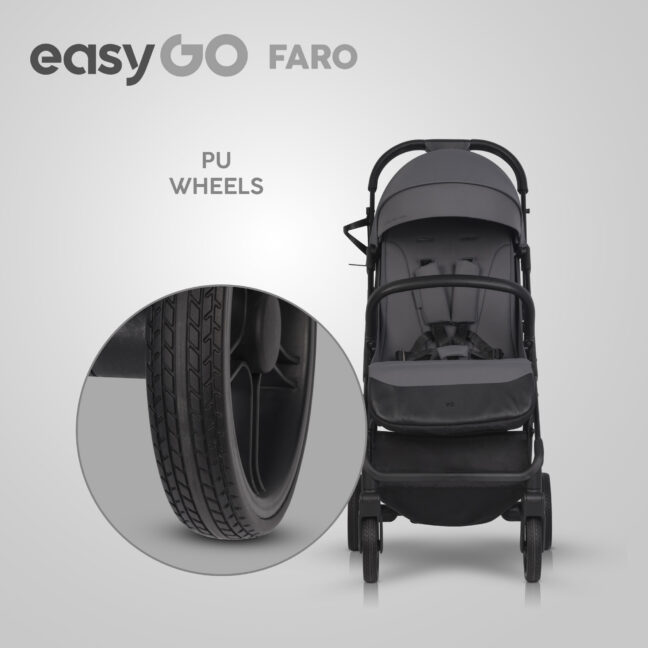 EASY GO vanker laste FARO CLOUDY GRAY – detailvaade 2