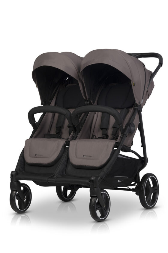 Euro-Cart Doblo kaksikute jalutuskäru, Taupe