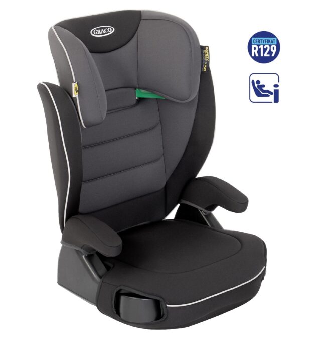 Graco Logico L i-Size R129 turvatool 100–150 cm, Iron