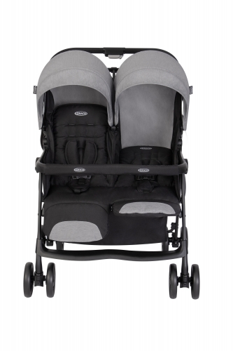 Graco DuoRider kaksikute jalutuskäru, Steeple Gray