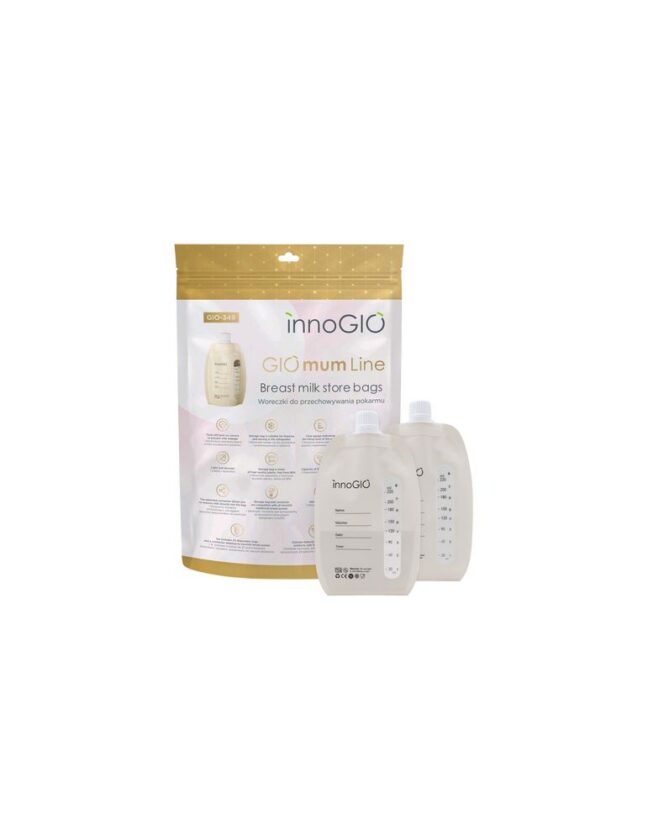 InnoGIO GIOmum rinnapiima säilituskotid 220 ml, 20 tk ja adapter