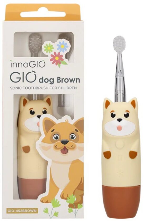 InnoGIO GIOdog laste elektriline sonic-hambahari, pruun
