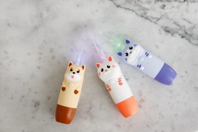 InnoGIO GIOcat laste elektriline sonic-hambahari, violetne
