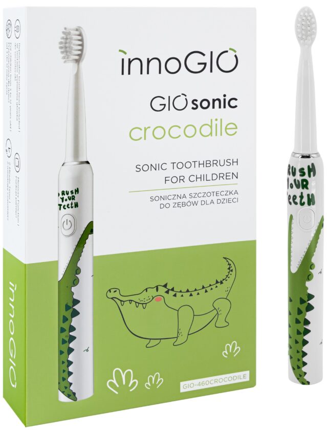 InnoGIO GIOsonic Crocodile laste laetav sonic-hambahari