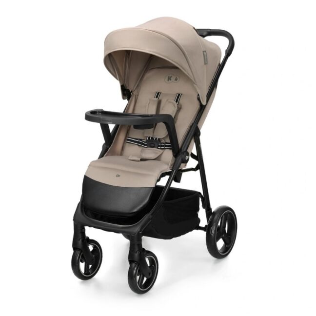 Kinderkraft TRIG 3 Tray kandikuga jalutuskäru, beež