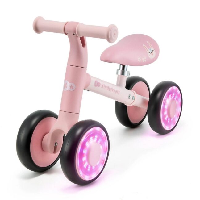 Kinderkraft CUTIE FLASH neljarattaline jooksuratas, roosa