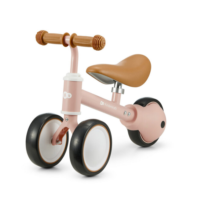 Kinderkraft CUTIE kolmerattaline jooksuratas, roosa