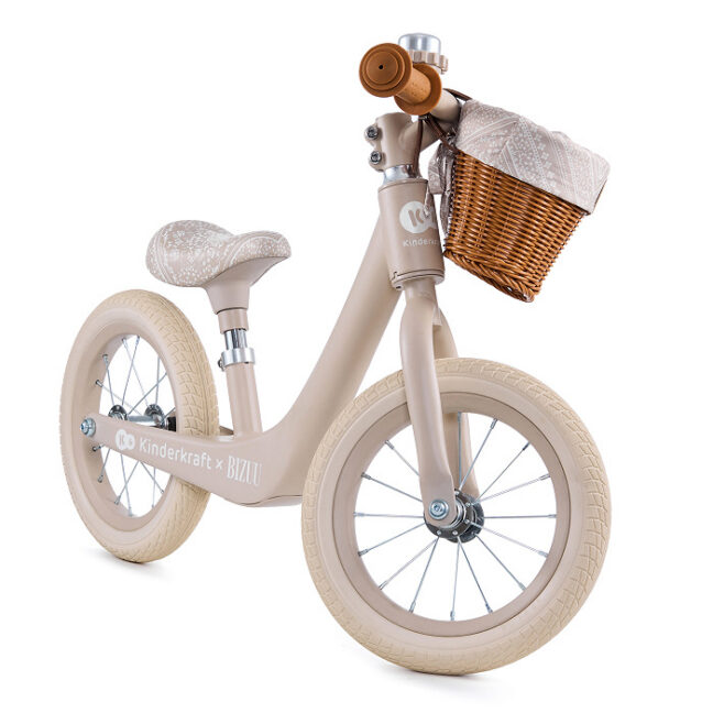 Kinderkraft RAPID 2 BIZUU jooksuratas, beež Whisper Dune – foto 2