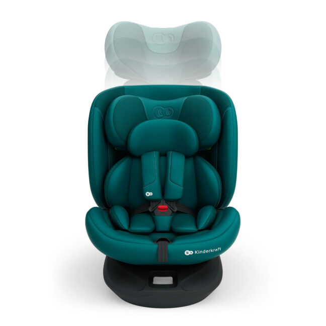 KINDERKRAFT turvatool I-GROW 2 PLUS i-Size roheline – detailvaade 2