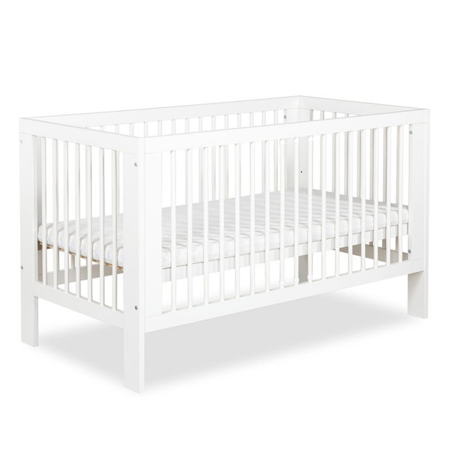 KLUPŚ voodi-tapczanik 140x70 OLIVIA biel – tootepilt