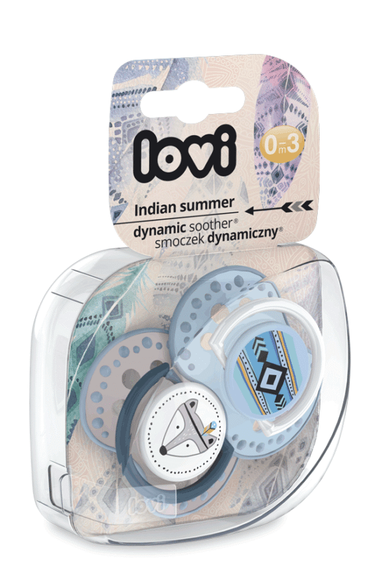 LOVI 22/857 lutt silikonowy dynamiczny 6-18m 2szt Indian Summer Boy – tootepilt