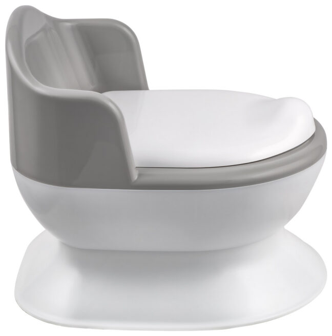 Maltex WC-kujuline lastepott, valge-hall