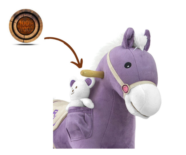 Milly Mally Pony Purple kiikhobu helidega, lilla – lisavaade 2
