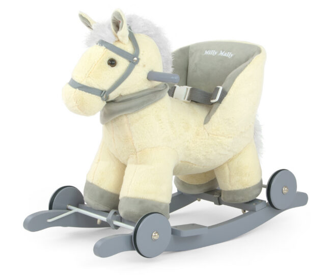 Milly Mally Polly Beige kiikhobu ratastega, beež – lisavaade 2