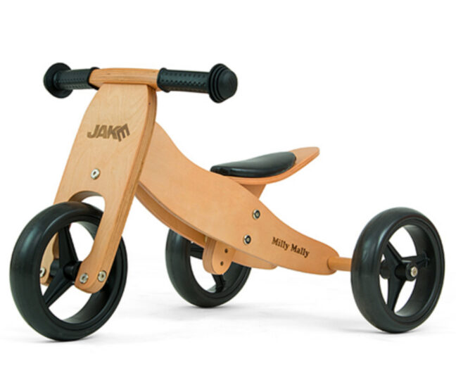 Milly Mally Jake Natural 2-in-1 puidust jooksuratas