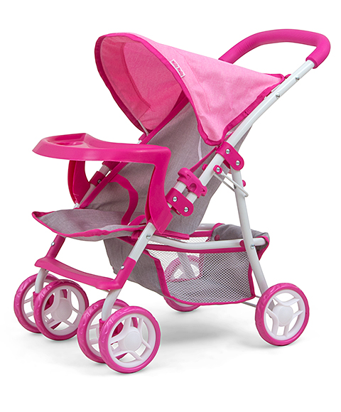 Roosa Milly Mally Kate Prestige Pink nukukäru