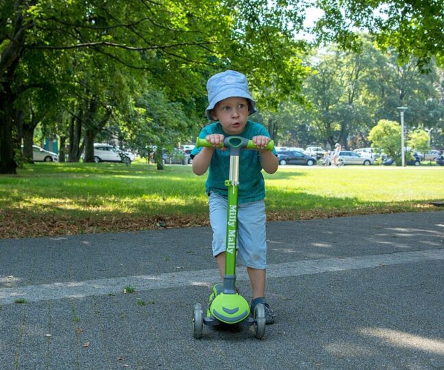 MILLY MALLY 3001 tõukeratas SCOOTER Boogie roheline – tootepilt