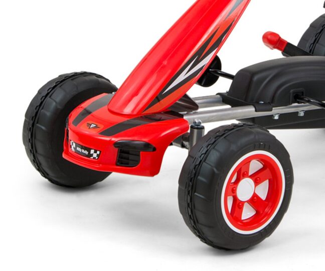MILLY MALLY 3126 Gokart na pedały Viper punane – tootepilt