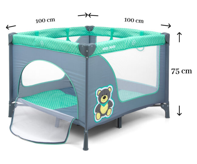 MILLY MALLY 3417 mänguaedik FUN mündiroheline Bear – tootepilt